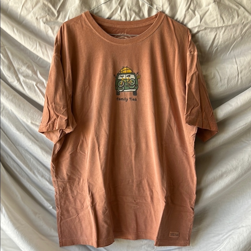 Life Is Good Orange Crusher Short Sleeve Tee XL